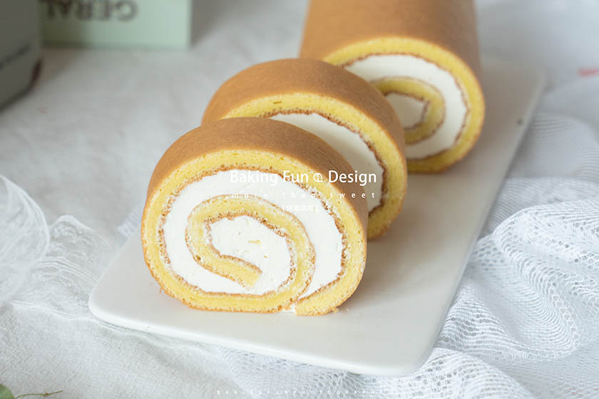 新手學做蛋糕|雙層蛋糕卷的簡單做法